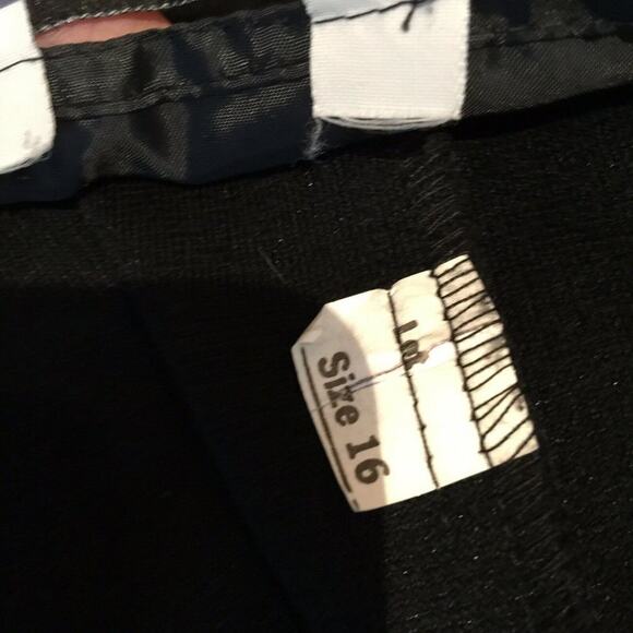 Vintage Lady Hazan Dress Sheath Sz 16 Lagenlook Black Sleeveless Layering Dress - Picture 4 of 6